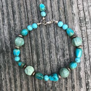 Artisan turquoise bracelet